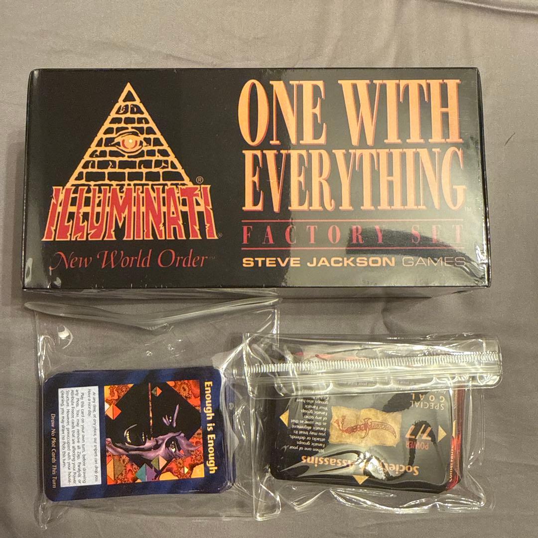 イルミナティカード 英語版 シュリンク付 希少 Amazon.co.jp: イルミナティカード New World Order 450枚拡張カード84