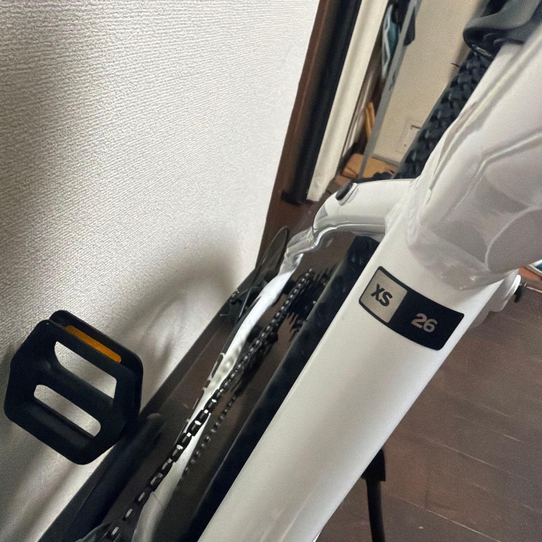 GIANT マウンテンバイク ホワイト local pick up only - メルカリ