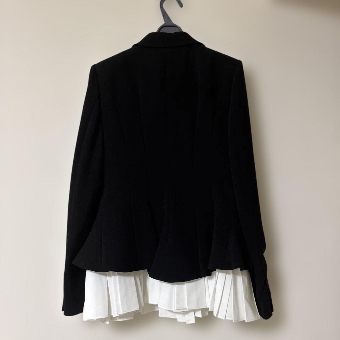 CADUNE カデュネ神崎恵さんコラボ ブラック ペプラムジャケット38