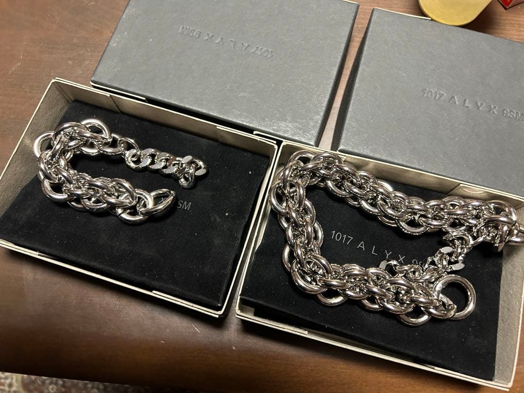 21SS 1017 ALYX 9SM シルバーチェーンブレスレット