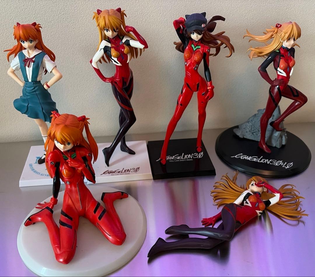 エヴァンゲリオン　アスカ　フィギュア6体セット
