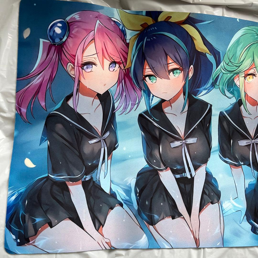 遊戯王 プレイマット 黒セーター服 柚子 セレナ リン 瑠璃 - メルカリ