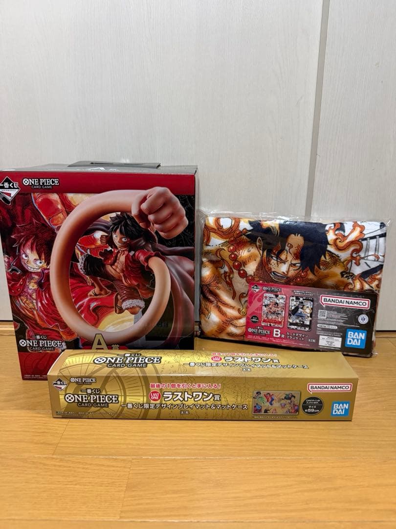 一番くじ ワンピースカード A賞フィギュア B賞 ラストワン賞 マット