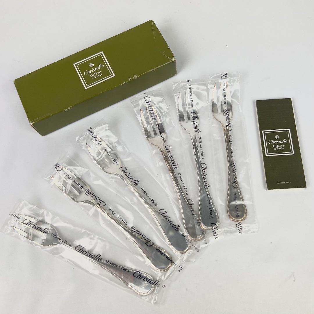 Christofle クリストフル カトラリー ケーキフォーク 6本セット