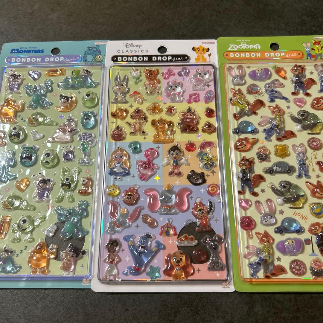 ボンボンドロップシール ディズニー クラシック ズートピア