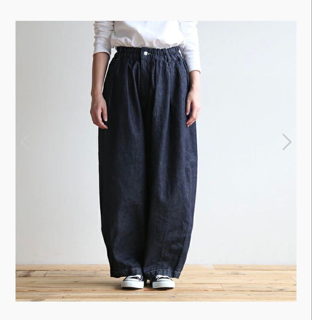 HARVESTY サーカスパンツ　 デニムワンウォッシュ　サイズ2