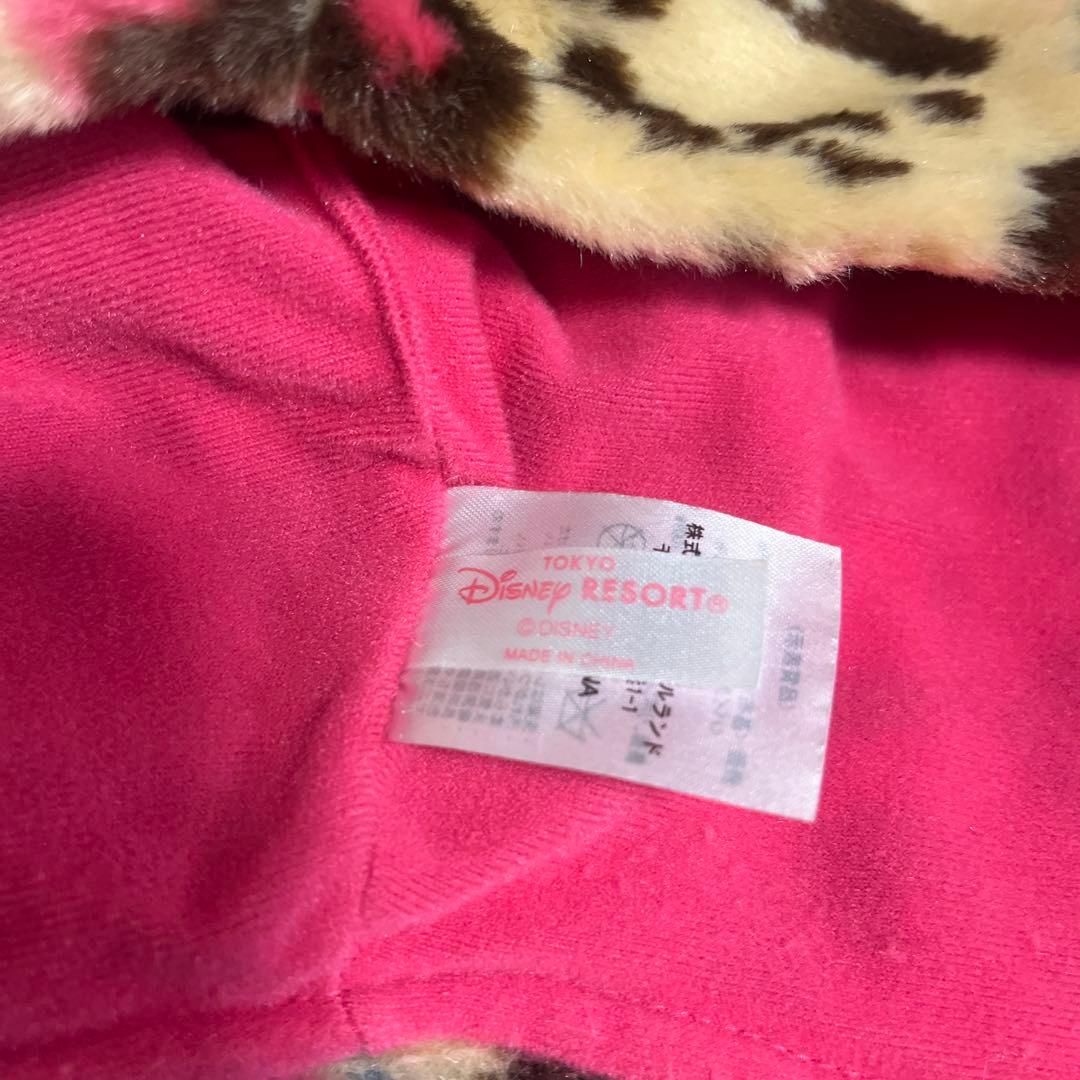 明日発送予定 ミニー ヒョウ柄 ファンキャップ マフラー ピンク - メルカリ