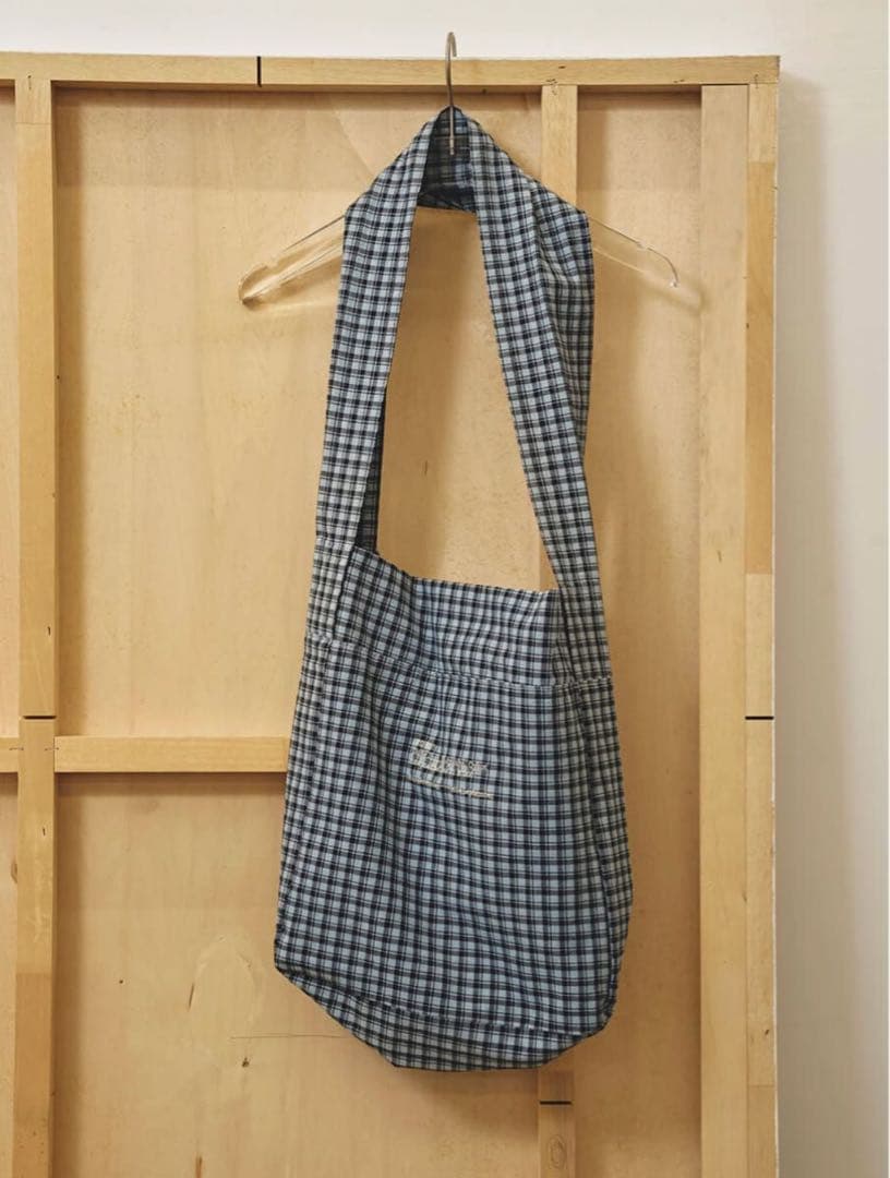 Todayful ノベルティ チェックショルダーバッグ BLU 新品未開封