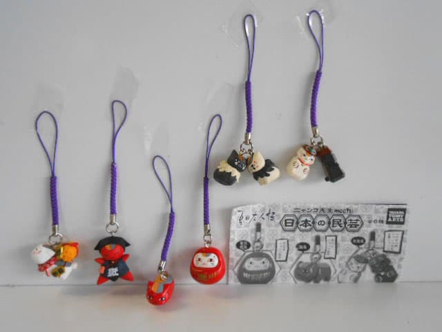 ♯Kvt12DZ 夏目友人帳 ニャンコ先生 meets 日本の民芸 フル 6種