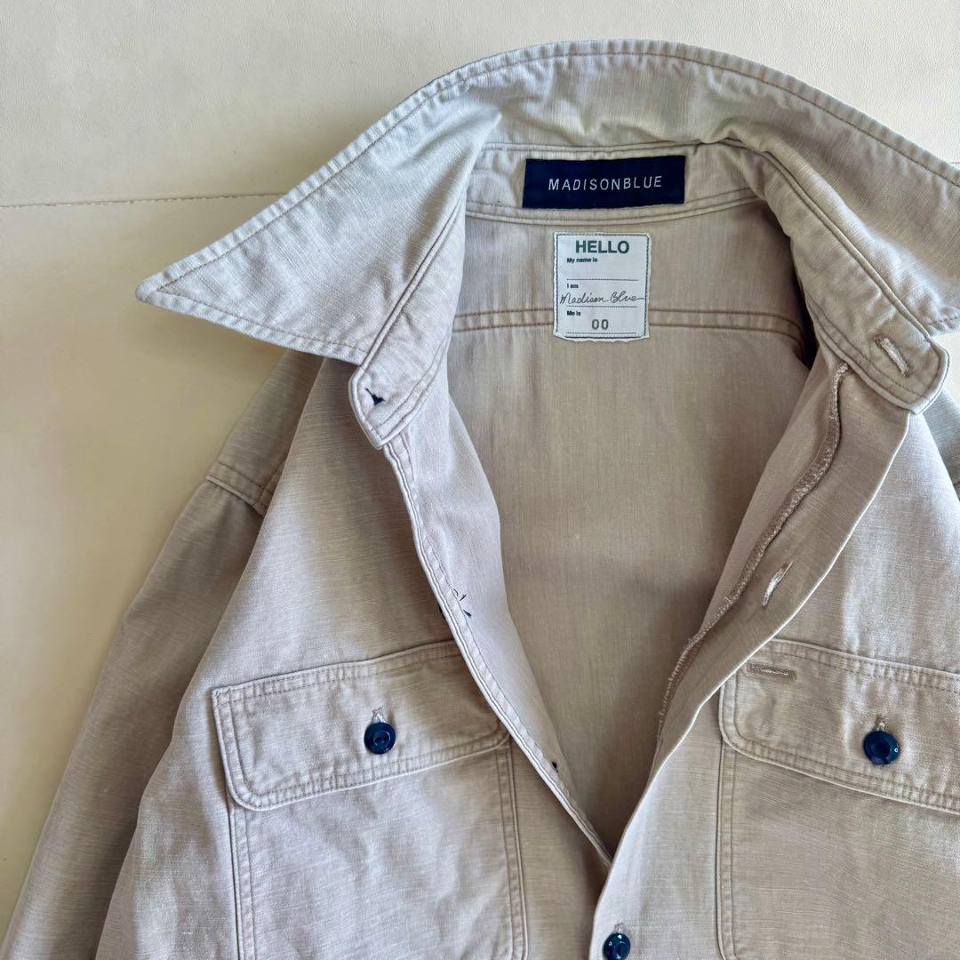 超美品✨】マディソンブルー バックサテン ハンプトンシャツ オーバー