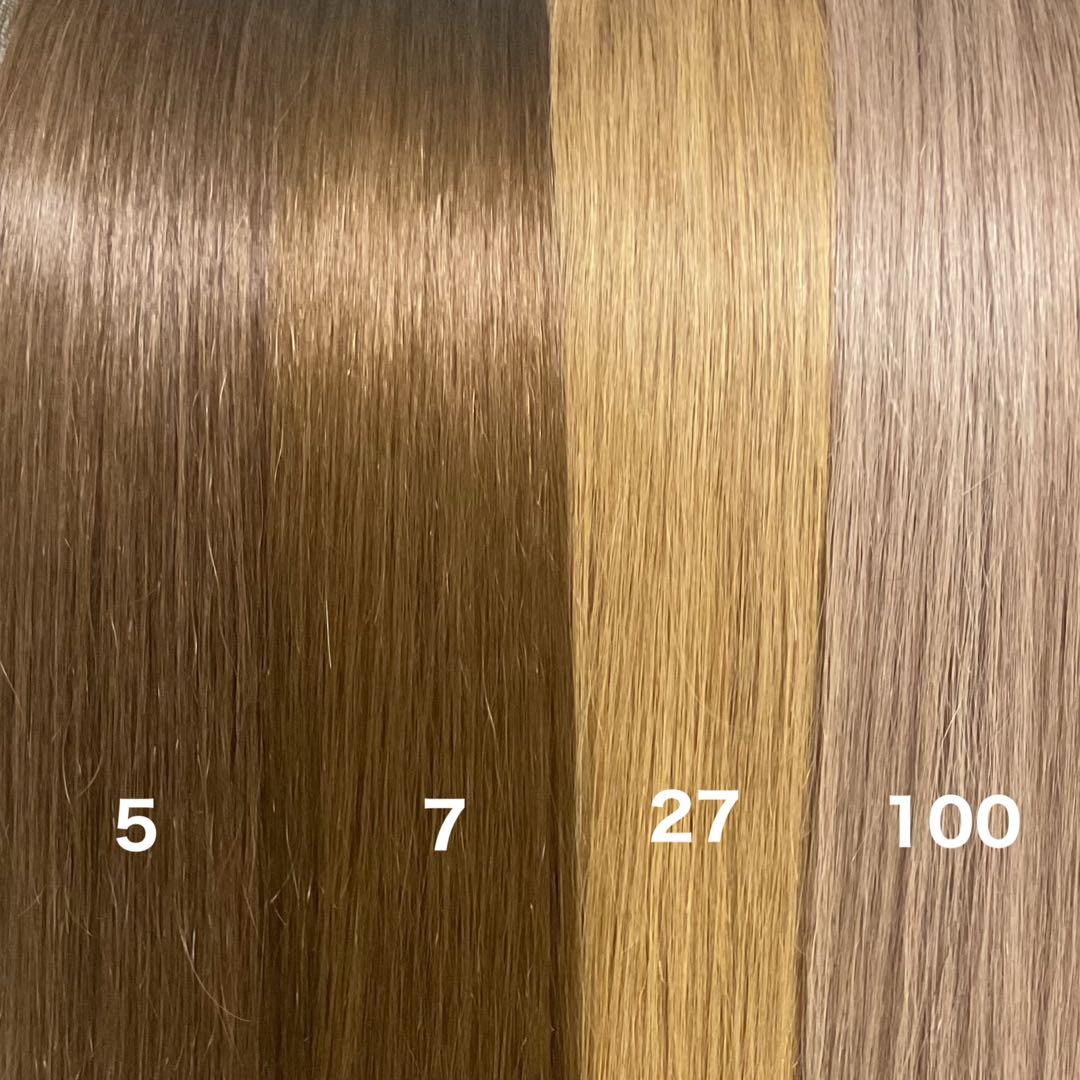 編み込みエクステ 67 カラーエクステ 束毛 カラーエクステ - メルカリ