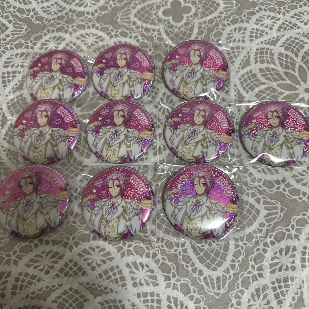 蔵王立　美男高校地球防衛部　アニカフェ　グリッター　缶バッジ