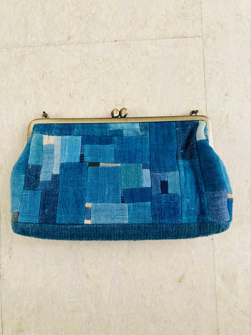 宮本佳織里　パッチワークがま口ポーチ