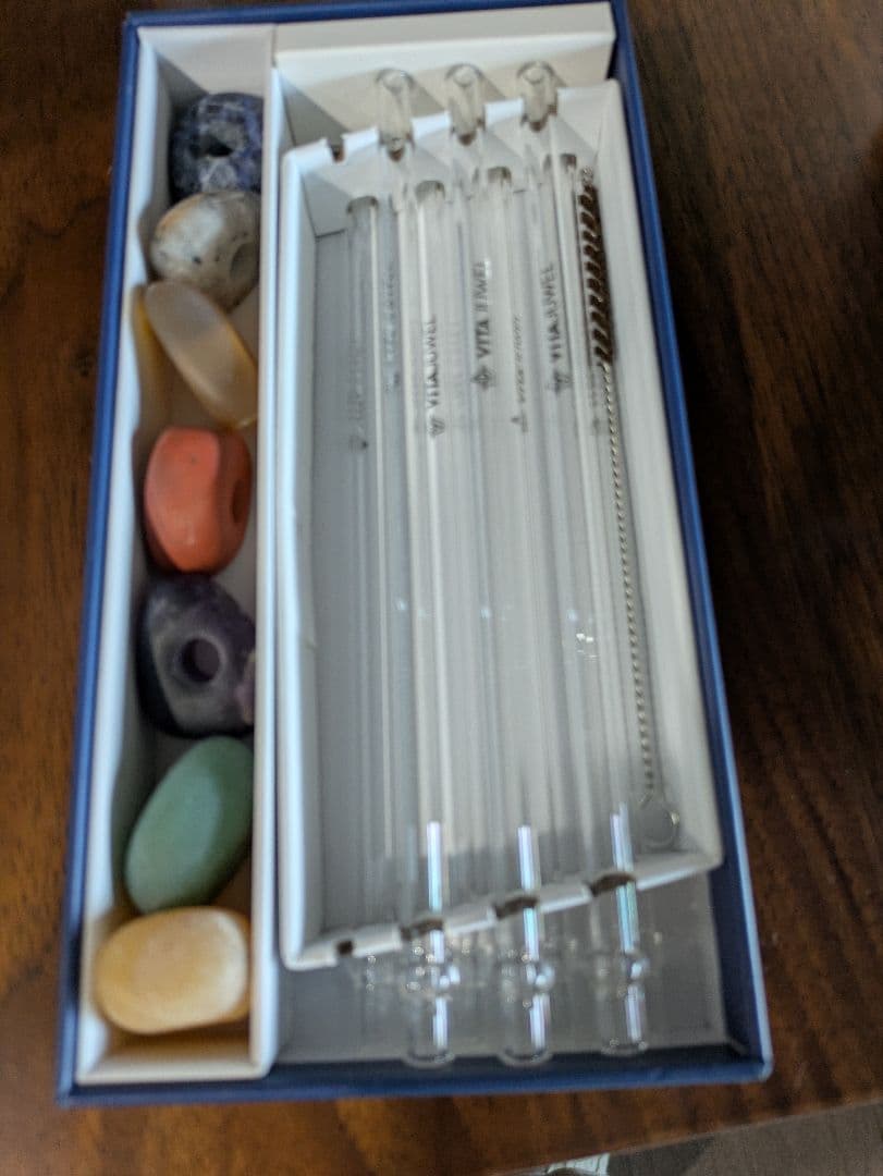 KOSMOTROPIC CRYSTAL STRAWS セット　チャクラ石