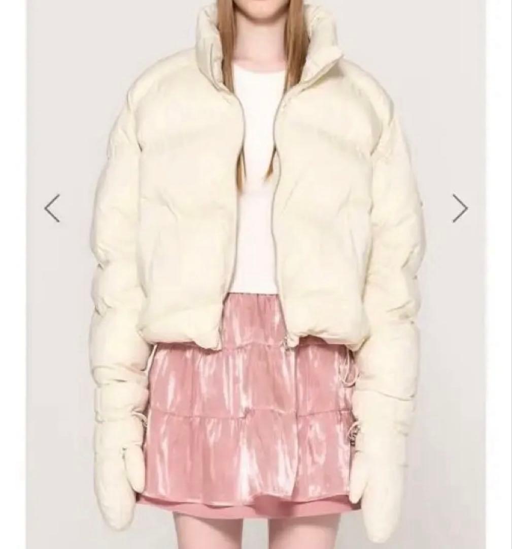 GENERAL IDEA 中綿ショートダウンジャケット CREAM