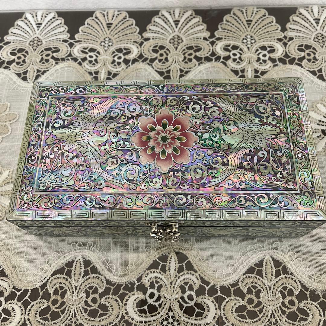 螺鈿細工　小物入れ