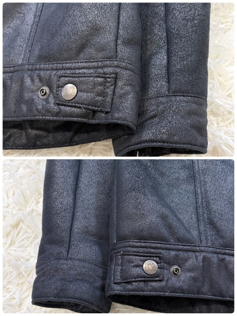 美品】リー シップスジェットブルー別注 フェイクムートン ストーム