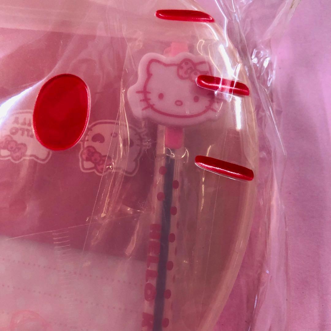 激レア☆2008年製 ハローキティ ステーショナリーセット 顔ケース 文具