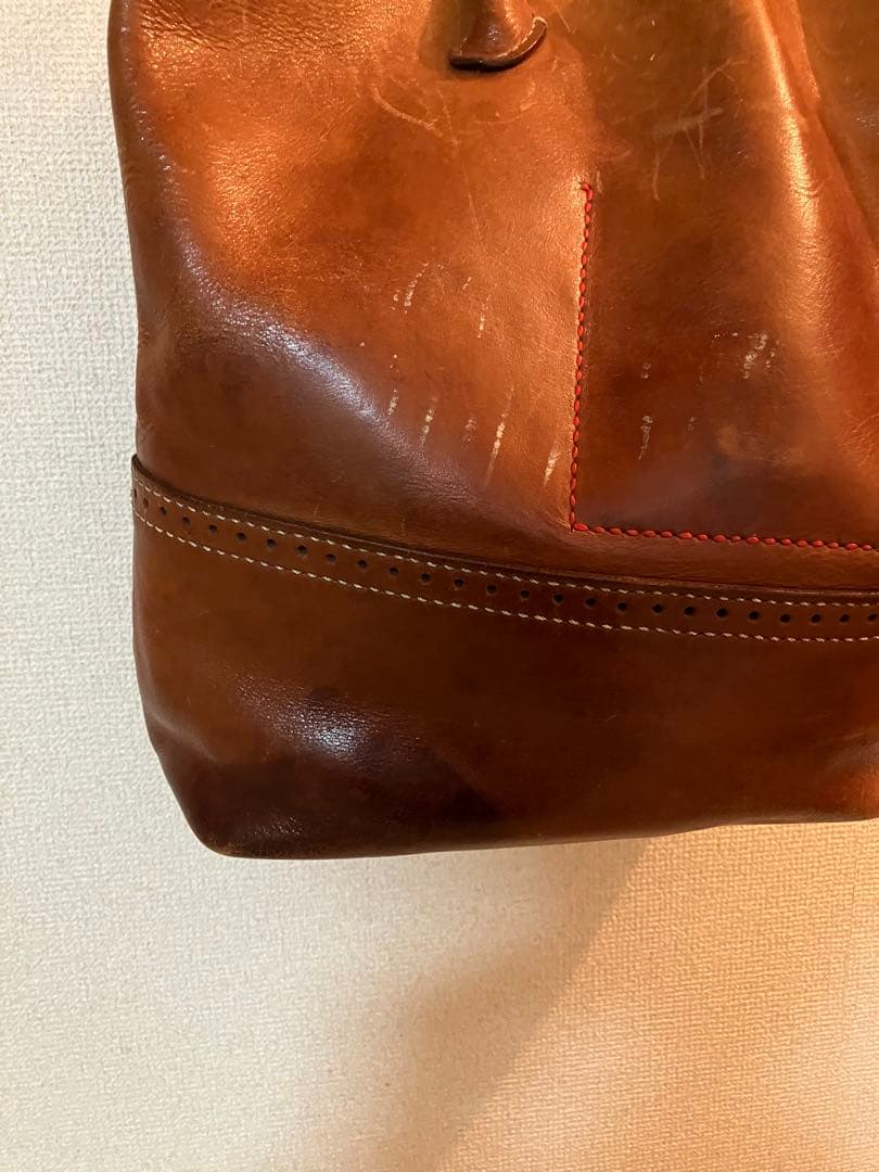 ラッキージョンレザートートバック RRL ゴローズLUCKYJOHNアットラスト