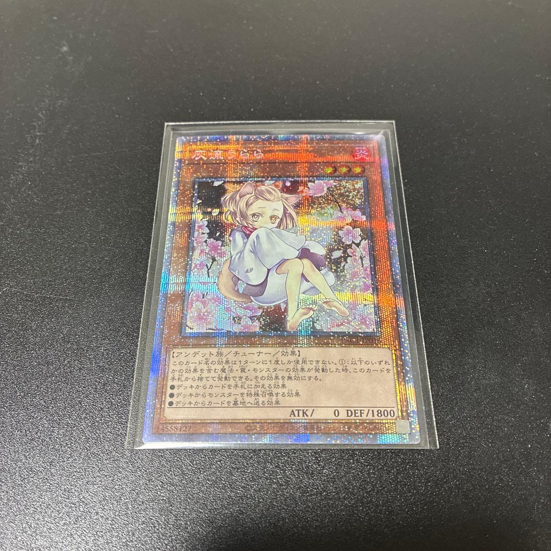 完美品 遊戯王 灰流うらら 絵違いプリシク 5つ目個体