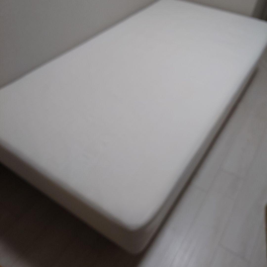 【中古 大型家具配送】シングルマットレス 脚付き 無印良品ベッド