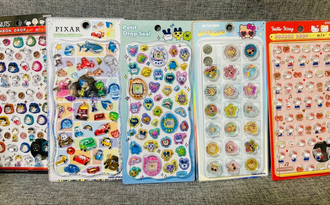 正規品⭐︎たまごっち　サンリオ　ディズニー　シール5点セット