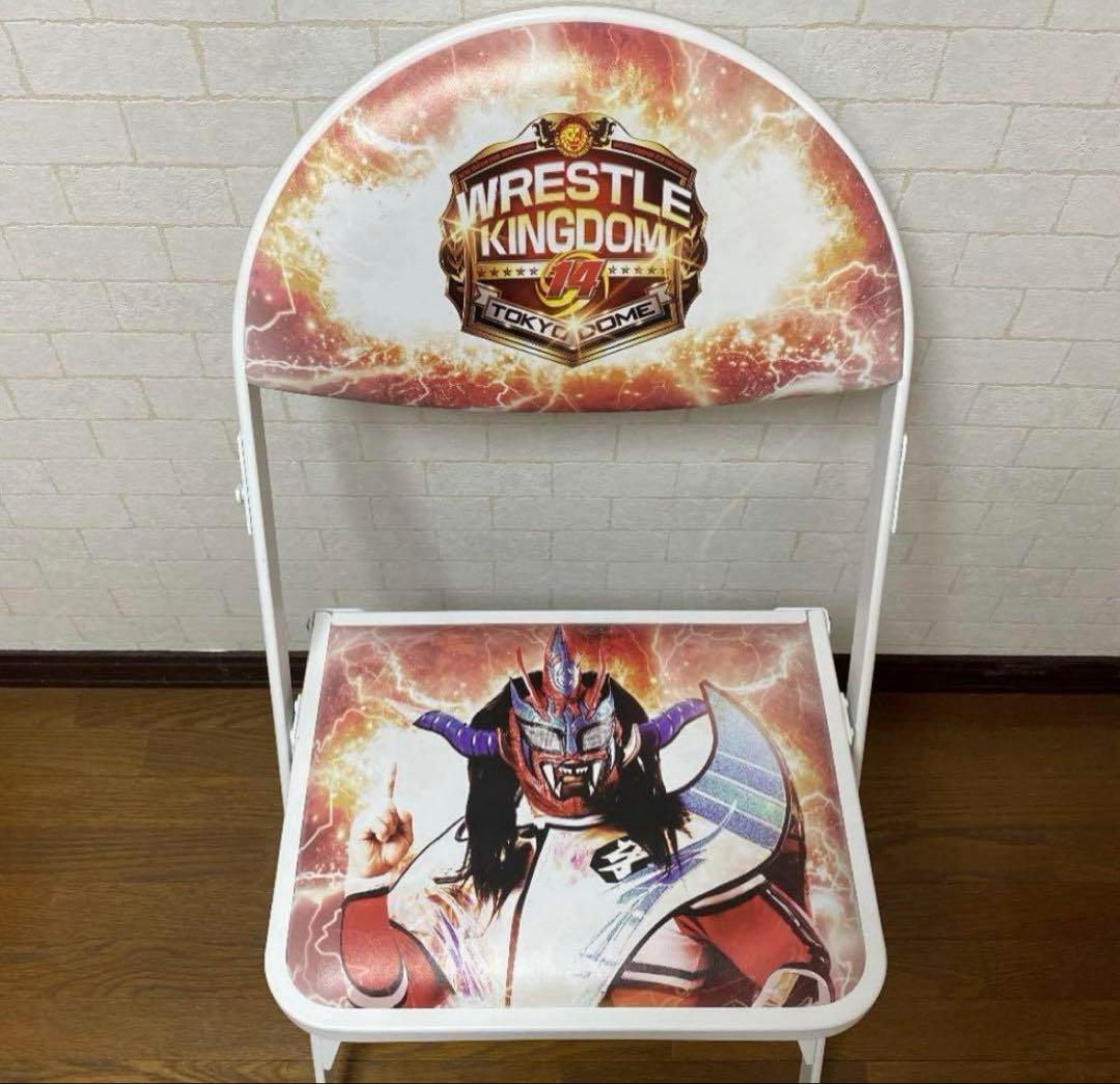 新日本プロレス　ロイヤルシート　イス　パイプ椅子　ライガー