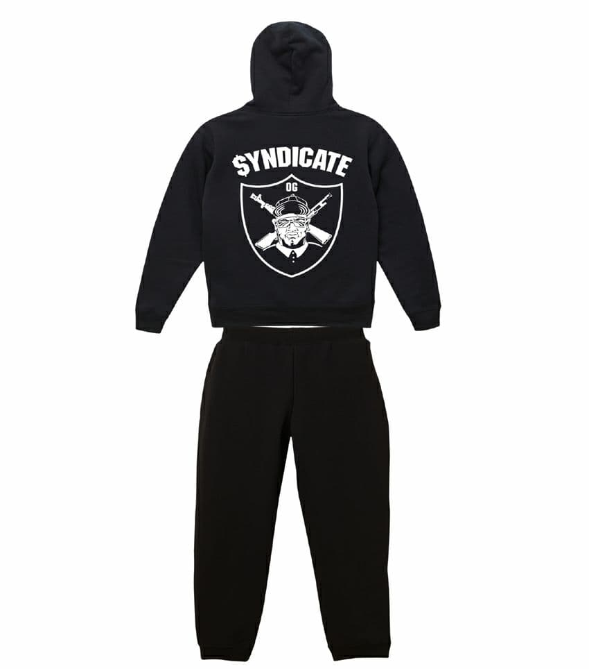 新品未使用☆ライムシンジケート☆OGプルオーバーセットアップ☆黒XXL