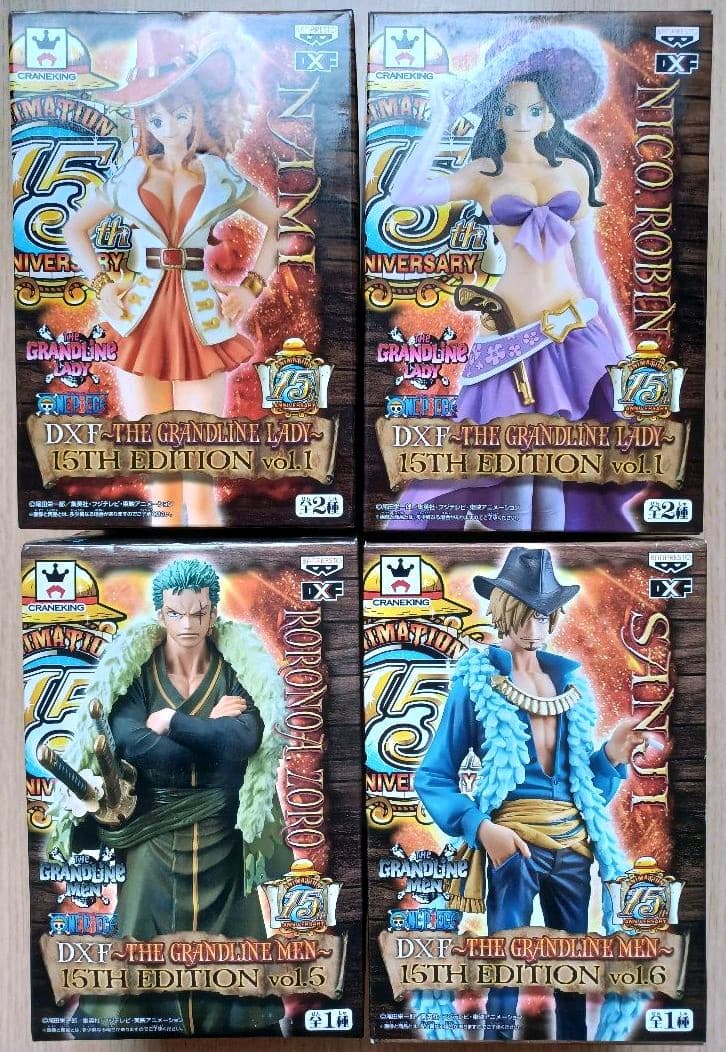 ★未開封★③ワンピースフィギュア　4個　15TH EDITION