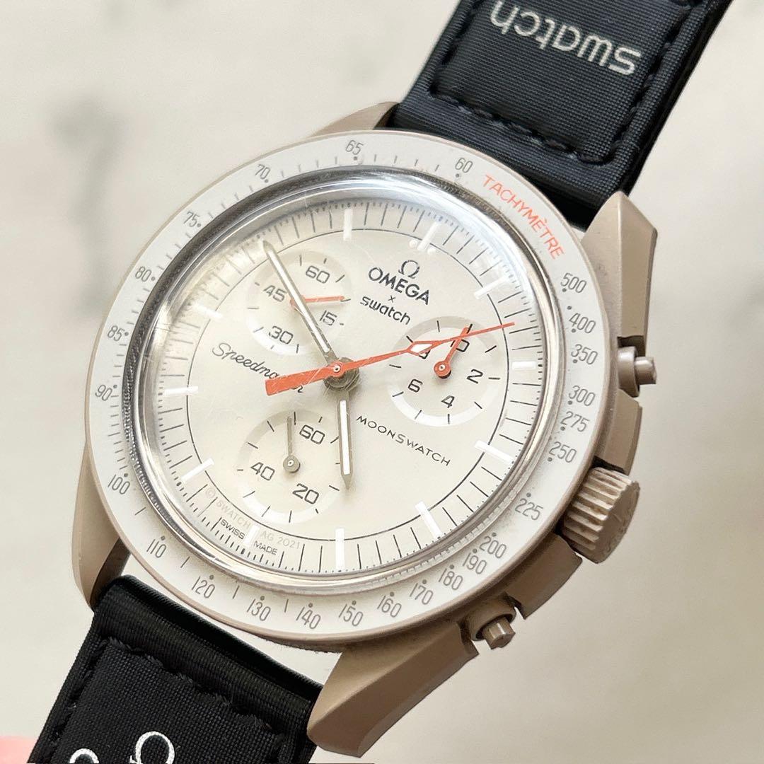 オメガ スウォッチ ミッショントゥジュピター スピードマスター 腕時計