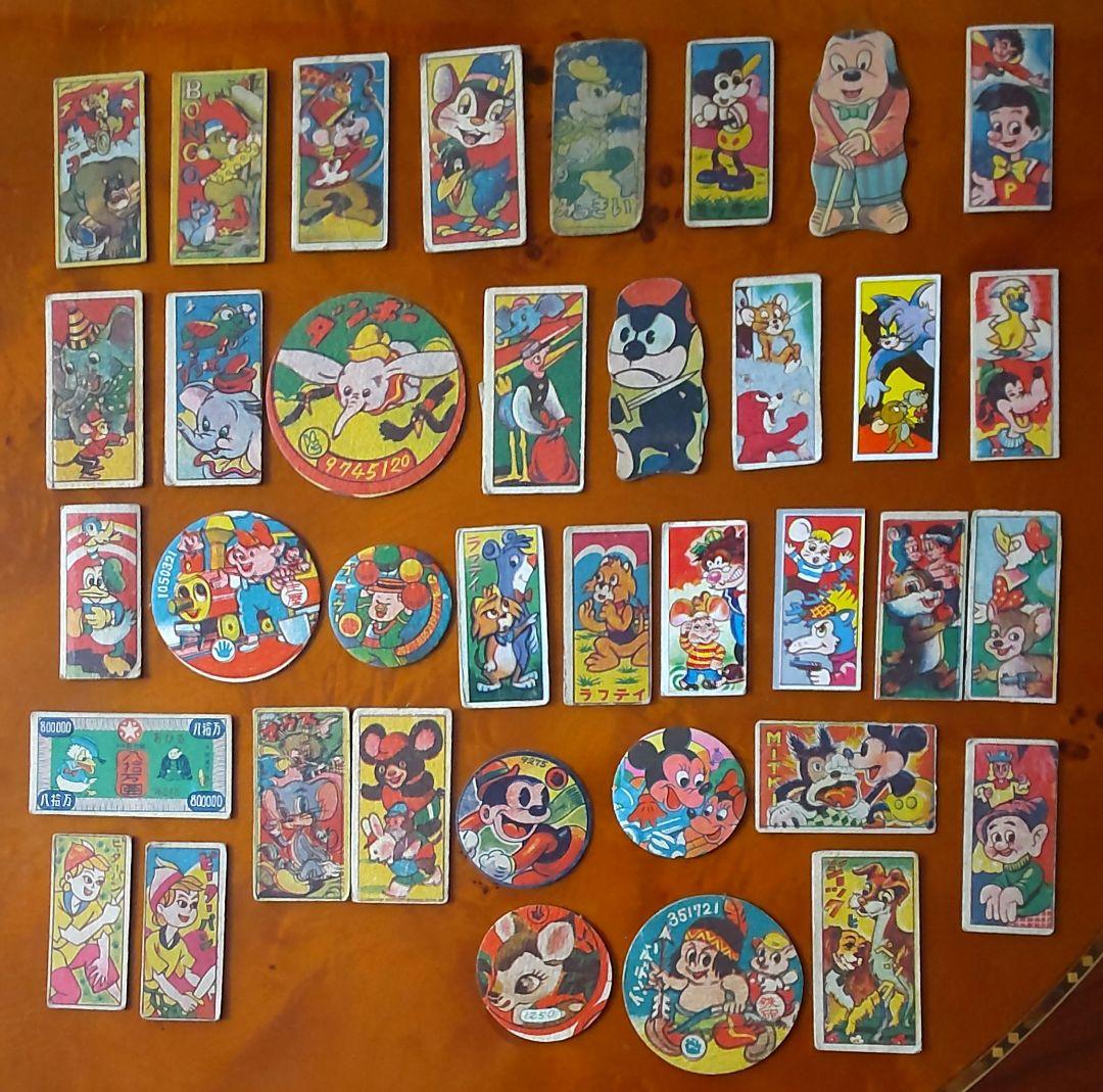 【ディズニー系】ディズニー系Kawaiiめんこ 昭和めんこ メンコ 面子