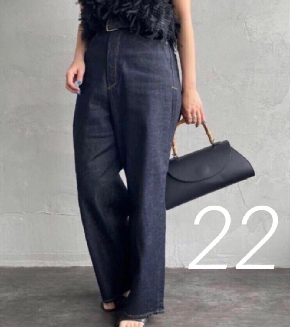 新品タグ付き YANUKヤヌーク JOAN OWI ワンウォッシュ　22