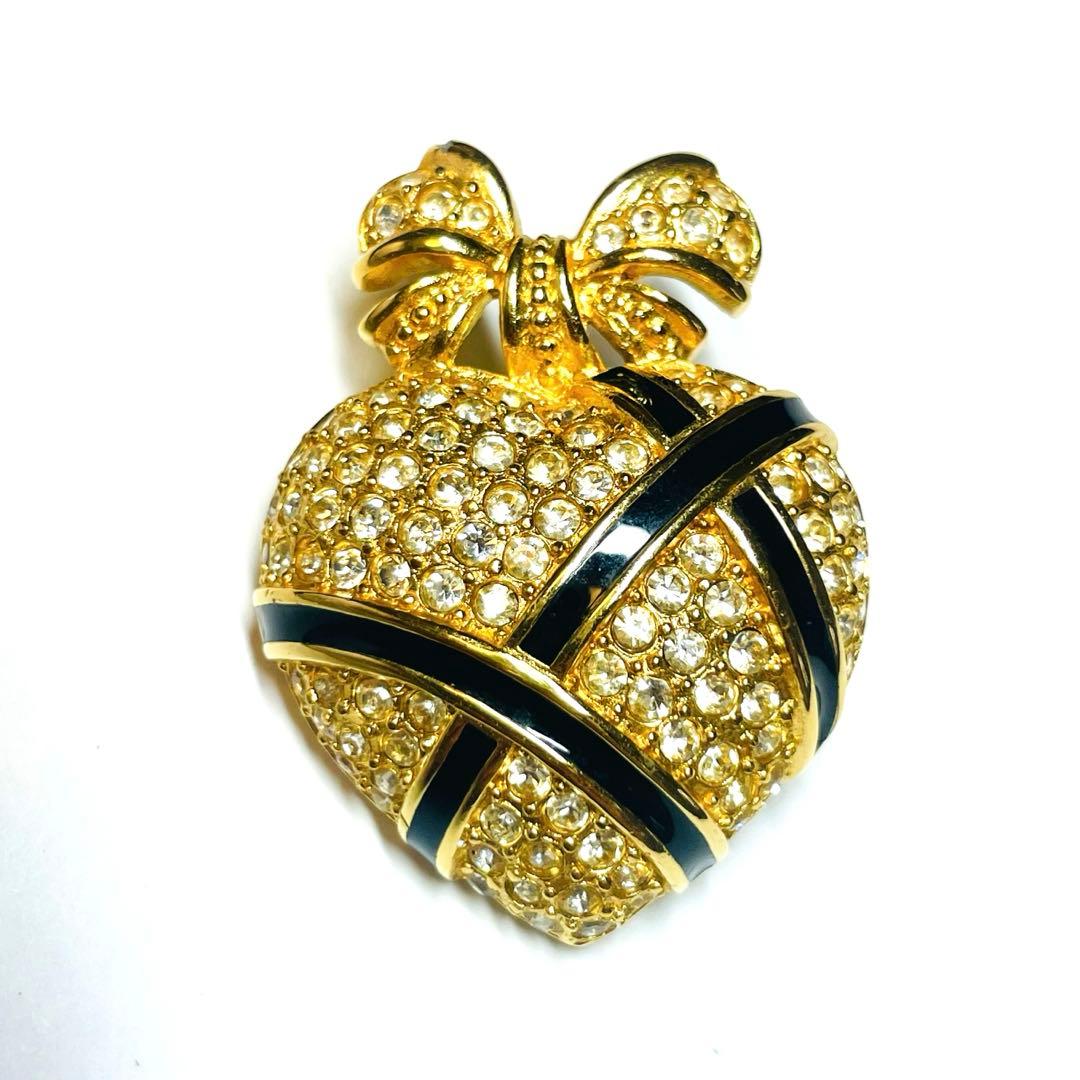 美品　希少デザイン　Christian Dior ブローチ　苺　ラインストーン 楽天市場】【中古】【箱付き】 Christian Dior クリスチャンディオール