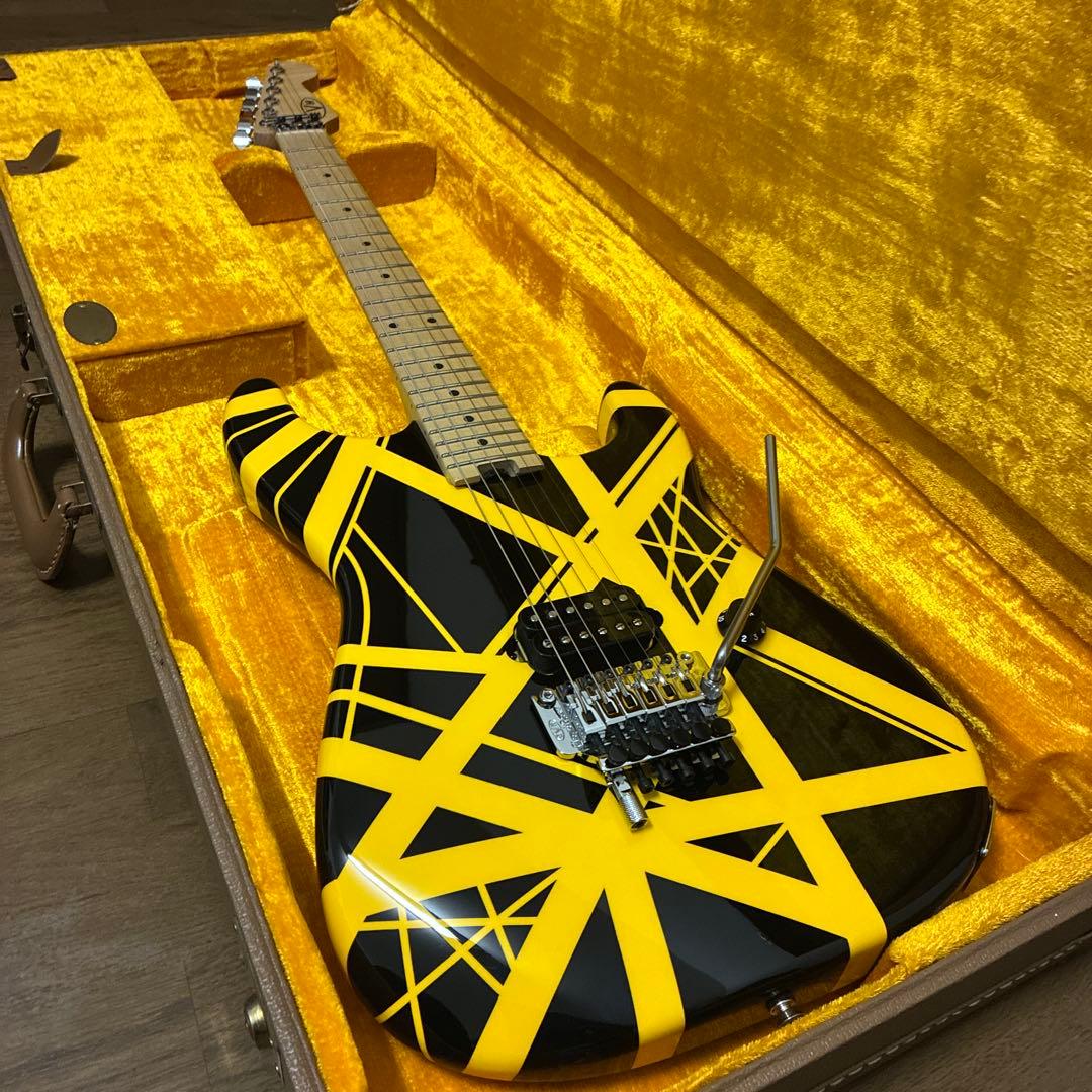 EVH ストラトキャスタータイプ バンブルビー フレイムネック正規品
