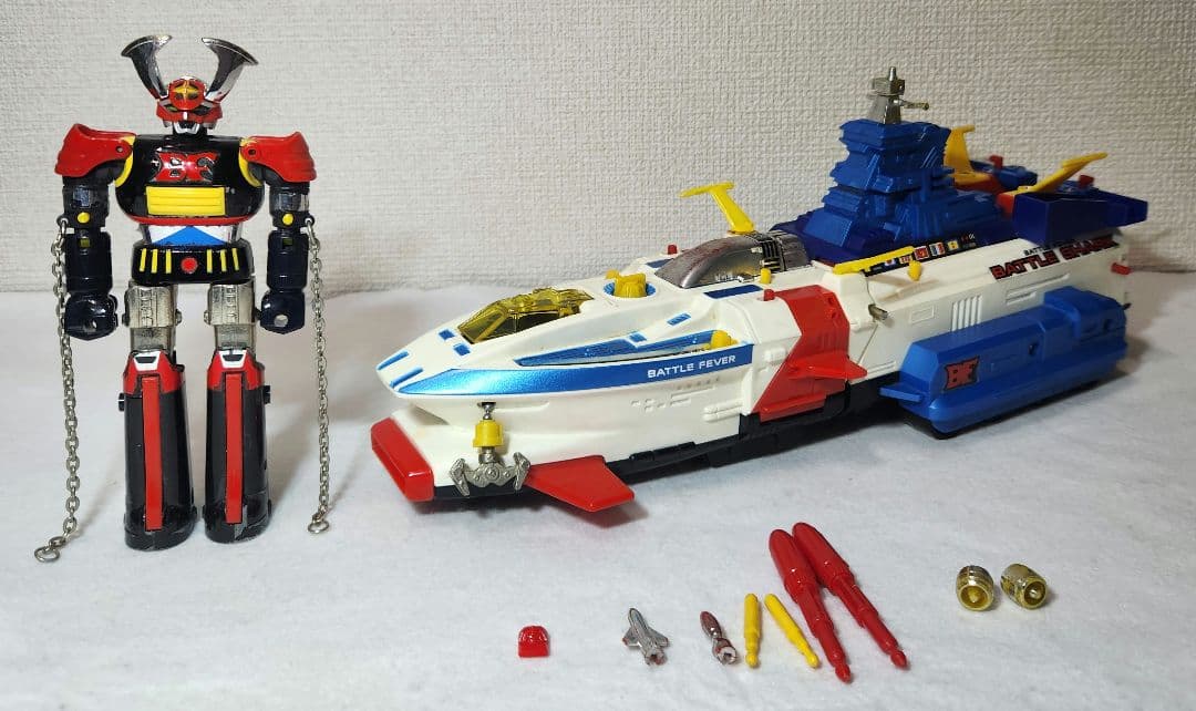 当時物　ポピー　超合金 バトルフィーバーJ　バトルシャーク　バトルフィーバーロボ