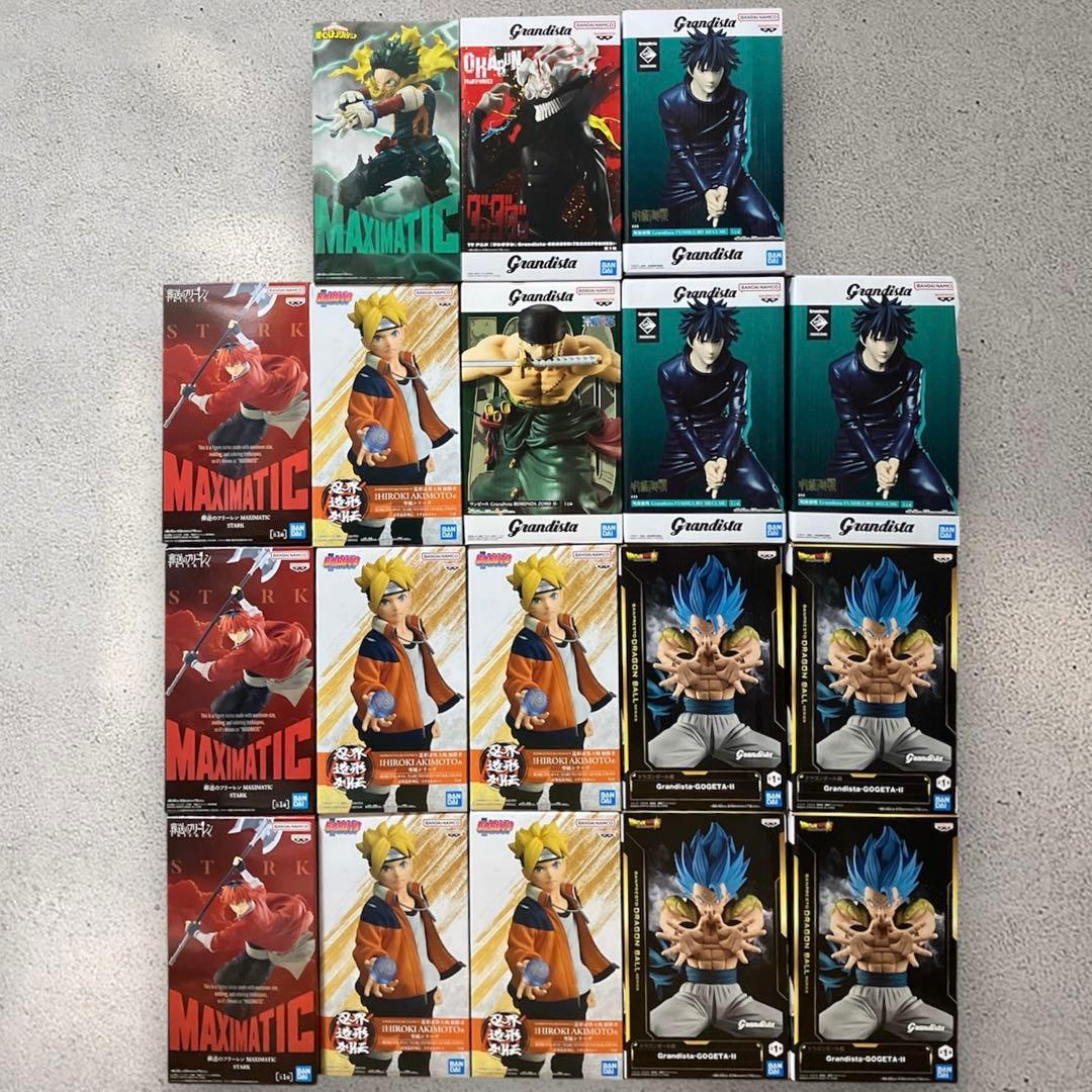 ダンダダン　ヒロアカ　ナルト　ドラゴンボール　フリーレン　呪術廻戦　フィギュア