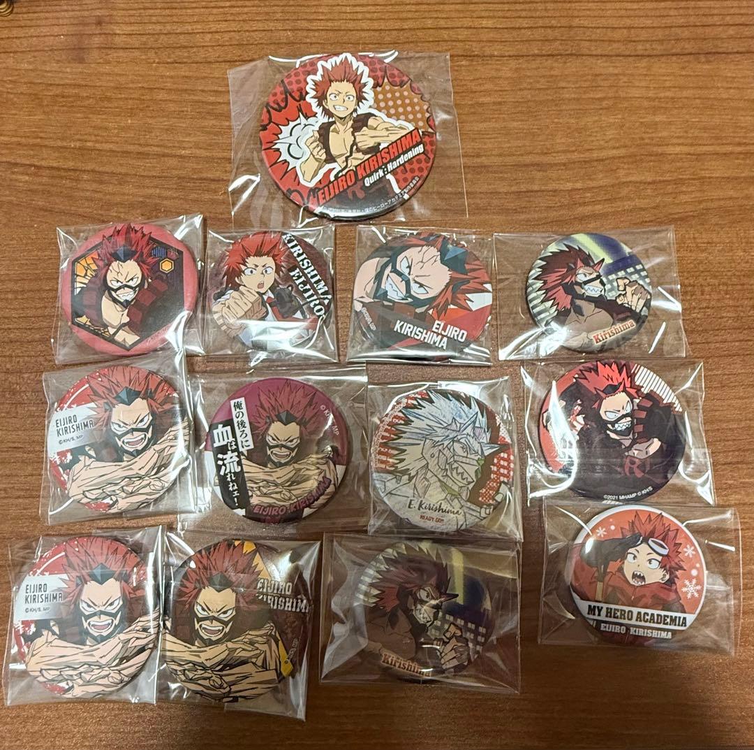 僕のヒーローアカデミア 切島鋭児郎 缶バッジ 13個 - メルカリ