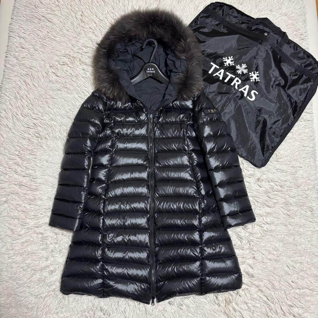 TATRAS イセラ リバーシブル ダウンコート ブラック 03 20AW