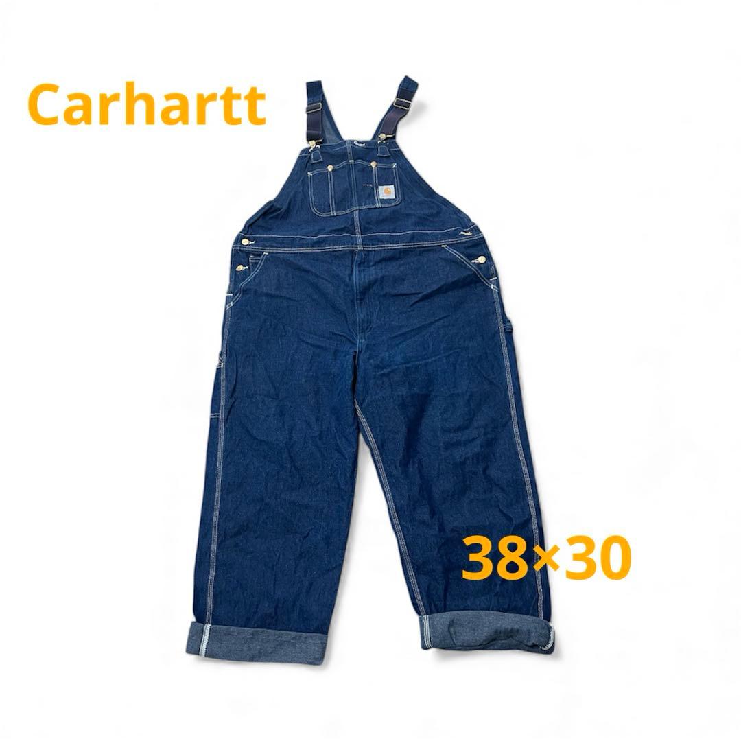 【美品】Carhartt 大きめ ワーク オーバーオール