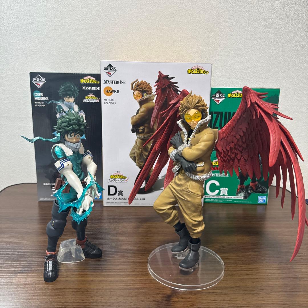 ヒロアカフィギュア一番くじ 3点セット 箱付き - メルカリ