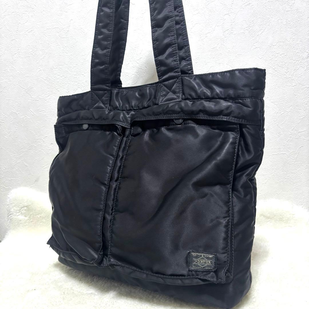 希少✨PORTER TANKER ポーター タンカー トートバッグ ブラック