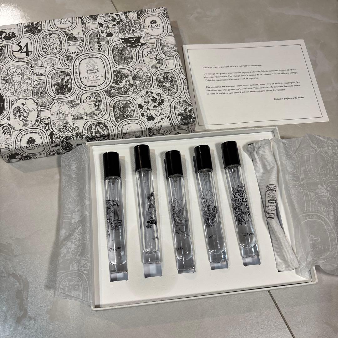 diptyque 香水　まとめ売り5種　持ち運び　ミニ香水7.5ml