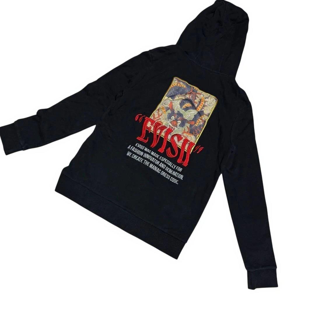 エビス EVISU フルジップパーカー 黒 L - メルカリ