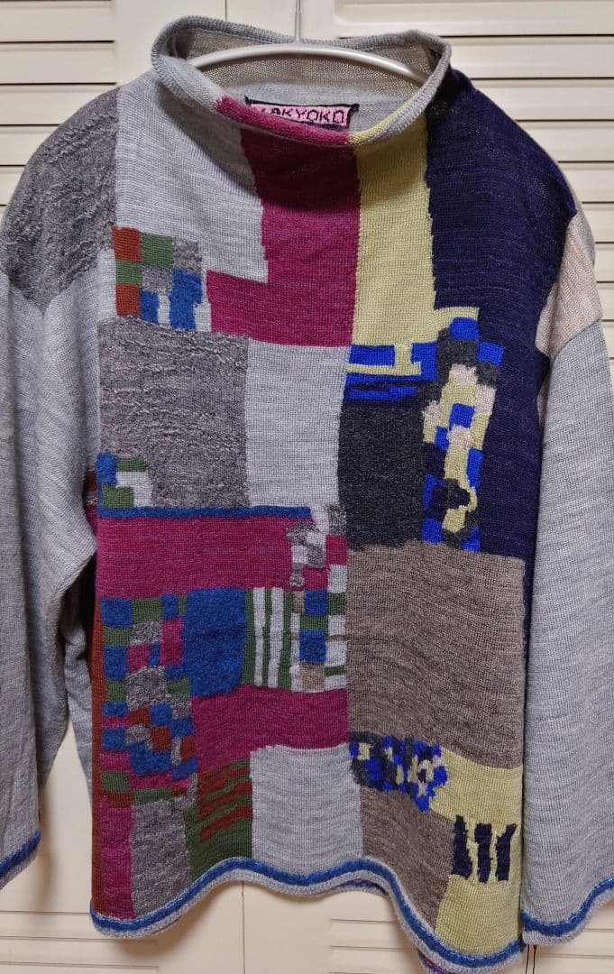 新品未使用　エムアンドキョウコ 素敵なニットセーター ANY（エニィ） ニット セーター 「5色展開」バイカラーMIXニット