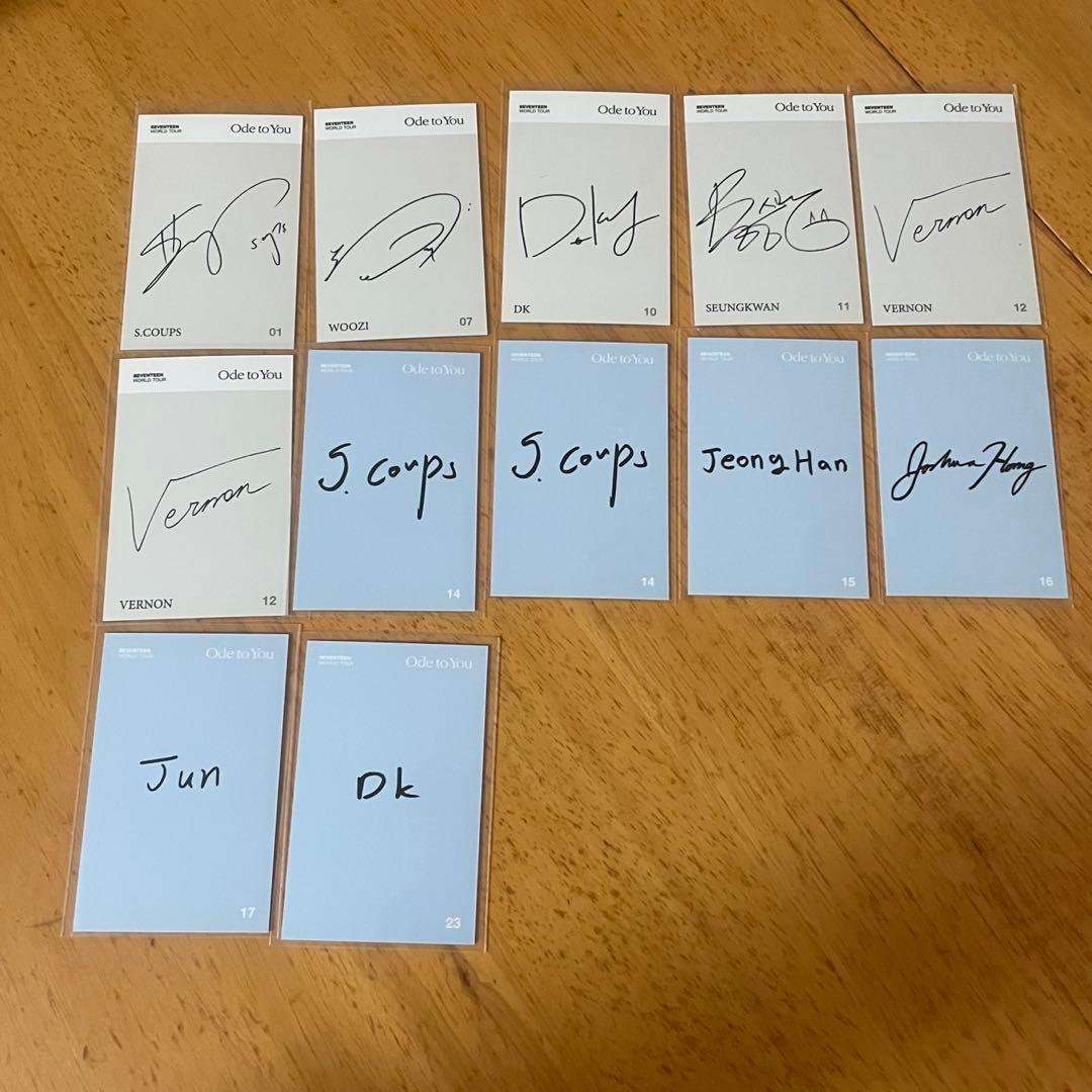 バラ売り専用】SEVENTEEN ode to you トレカ - メルカリ