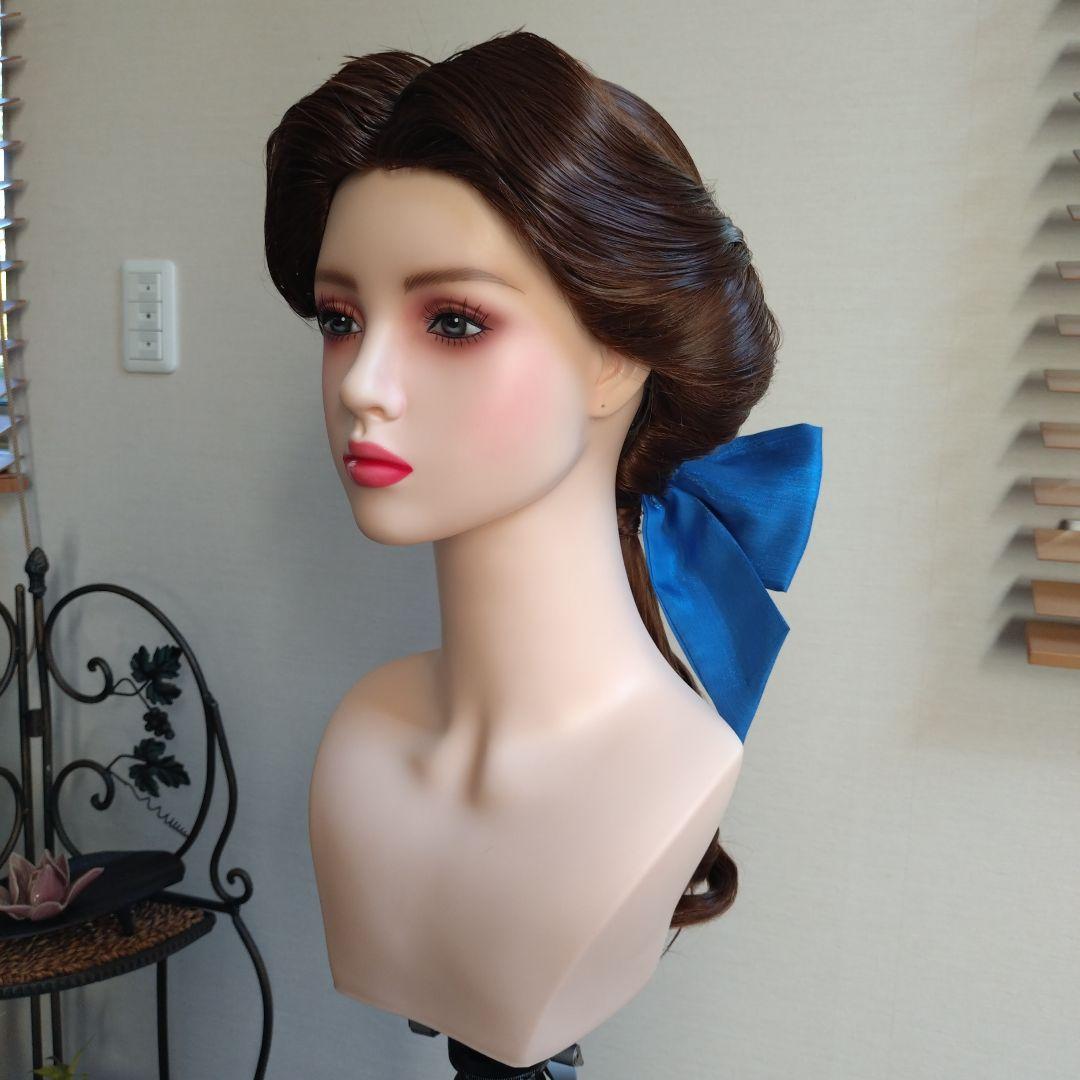 Dハロ 仮装 ディズニー 美女と野獣 ベル風 ウィッグ オーダー 2025