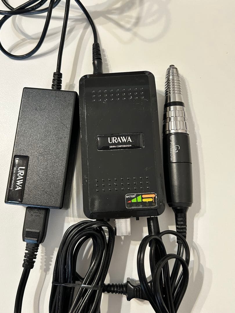 ジャンク品　URAWA G3 充電器ハンドピース付き　動作不安定　充電不可 rednails web channel / 【G3専用】ACコード(AC17-011)