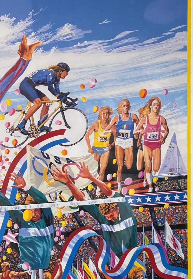 ヒロ・ヤマガタ1988年夏のオリンピック アメリカチームポスター