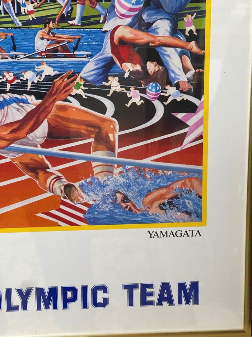 ヒロ・ヤマガタ1988年夏のオリンピック アメリカチームポスター