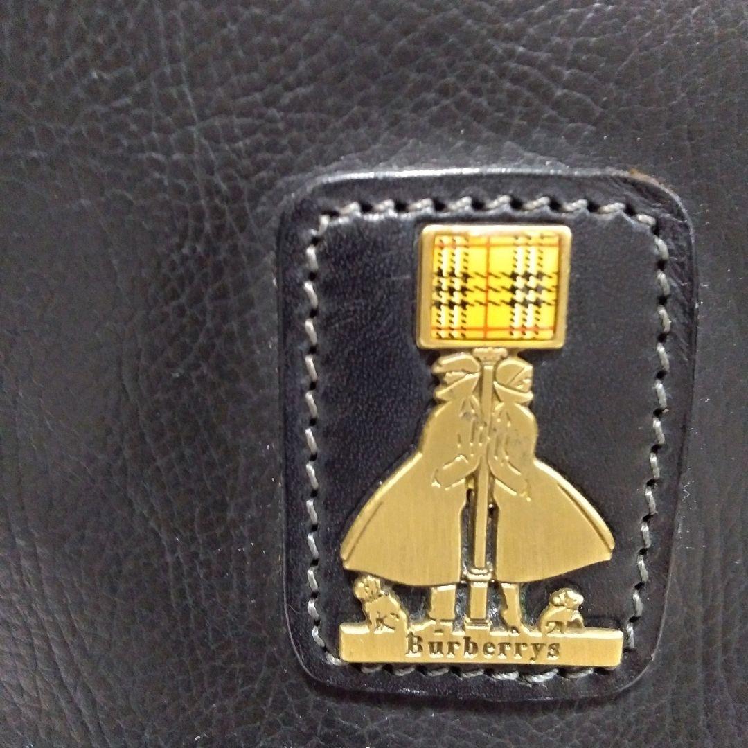 【希少】Burberry バーバリー　ボストンバッグ　ノバチェック　黒　大容量